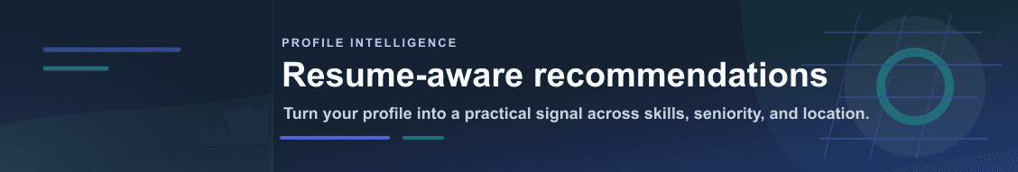 WithMira resume-aware recommendations visual