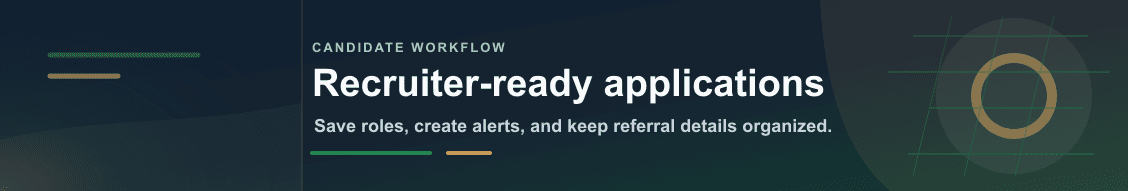WithMira recruiter-ready applications visual